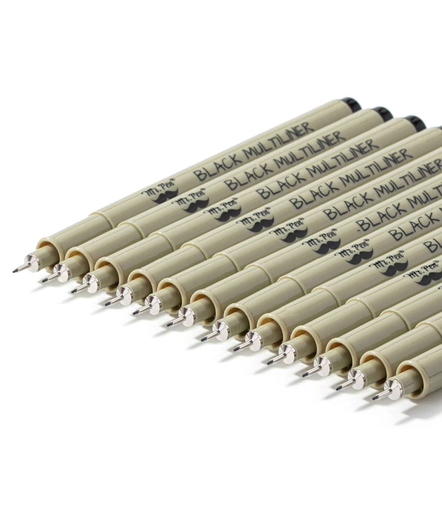 Mr. Pen- Drawing Pens for Artists, 0.3mm, 12 Pack, Black Ink, Micro Fine Point, Fineliner for Sketching Bulk, Bible Journaling