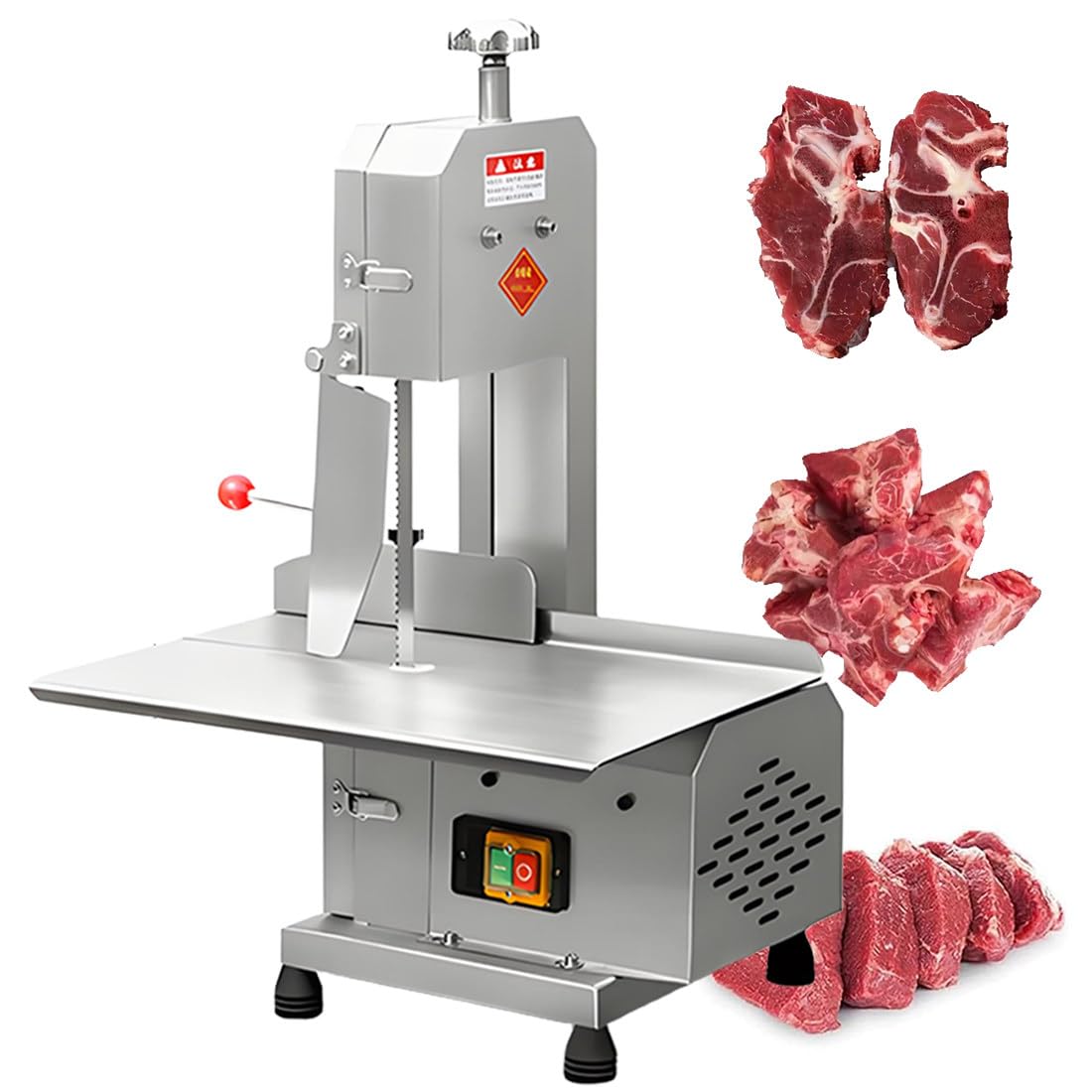 Segaossa a Nastro Elettrica Commerciale per Carne 750W