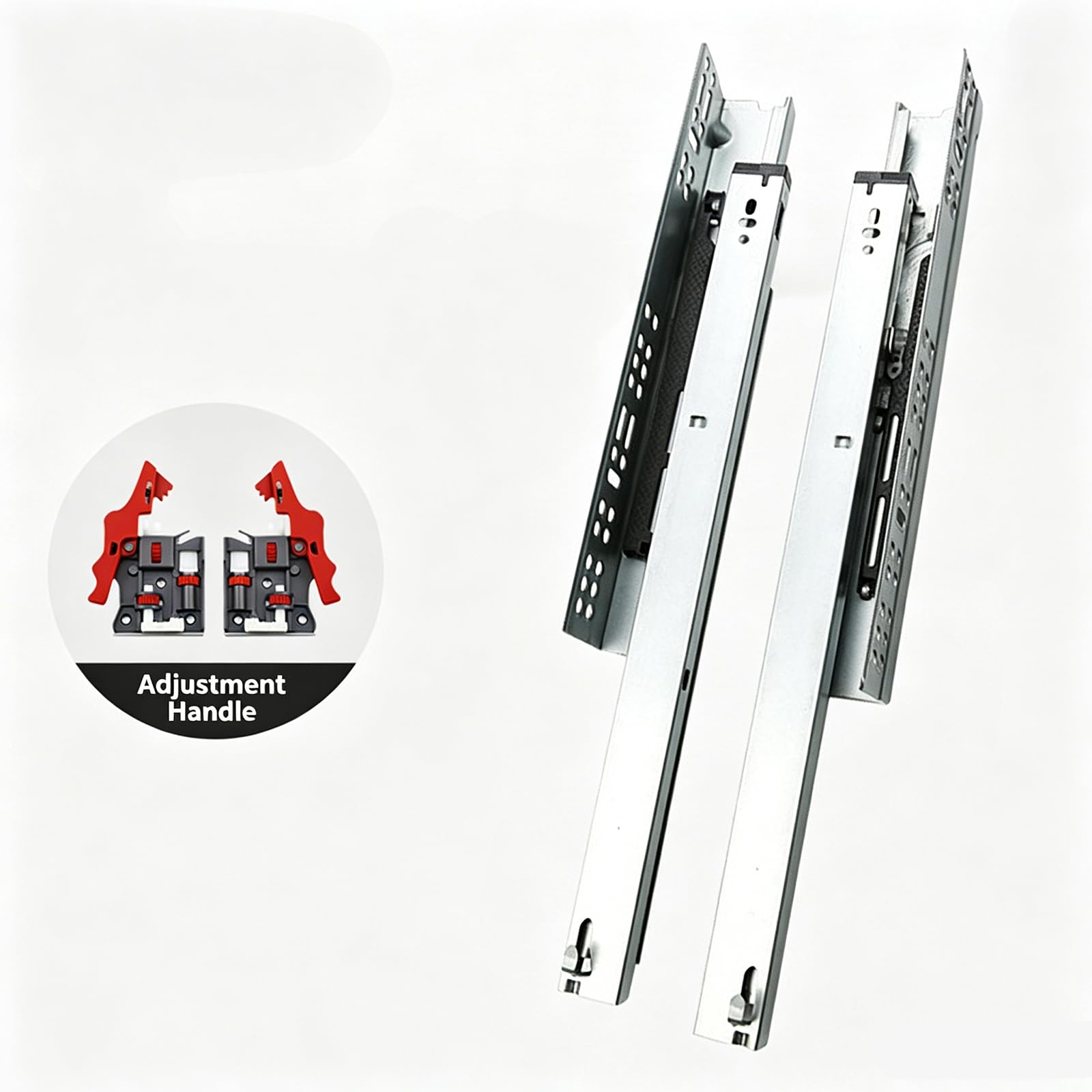 Guias Correderas Para Cajones Guías Correderas Ocultas Para Cajones-20-inch