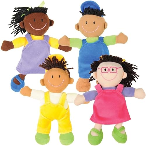 Pretend and Play Ethnic - Muñecas blandas 4 unidades
