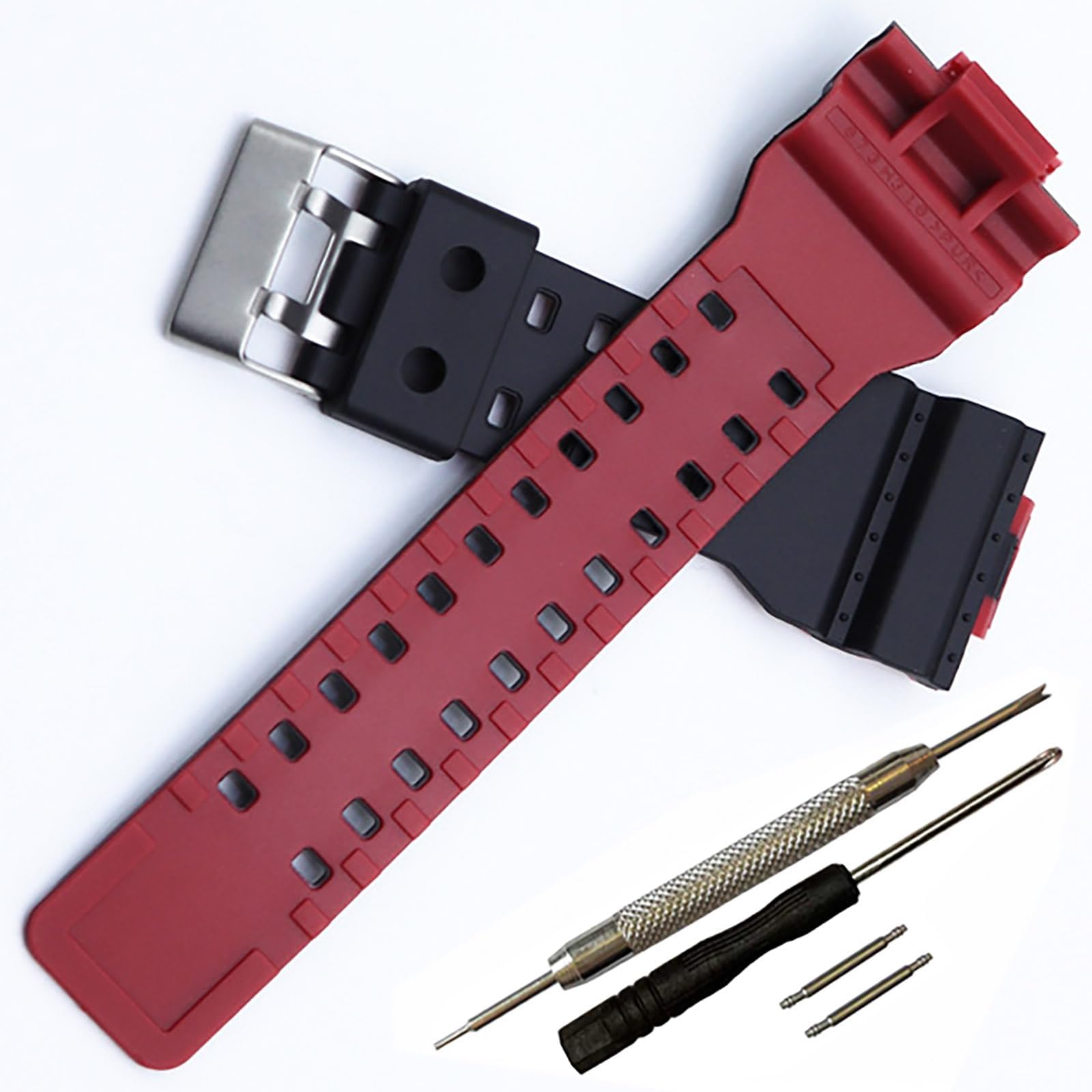 16mm G-Shock replacement watch bands for Casio G-Shock GLS-8900/GW-8900/GA-110/GA-100C/GA-120/GD-110/GLS-100