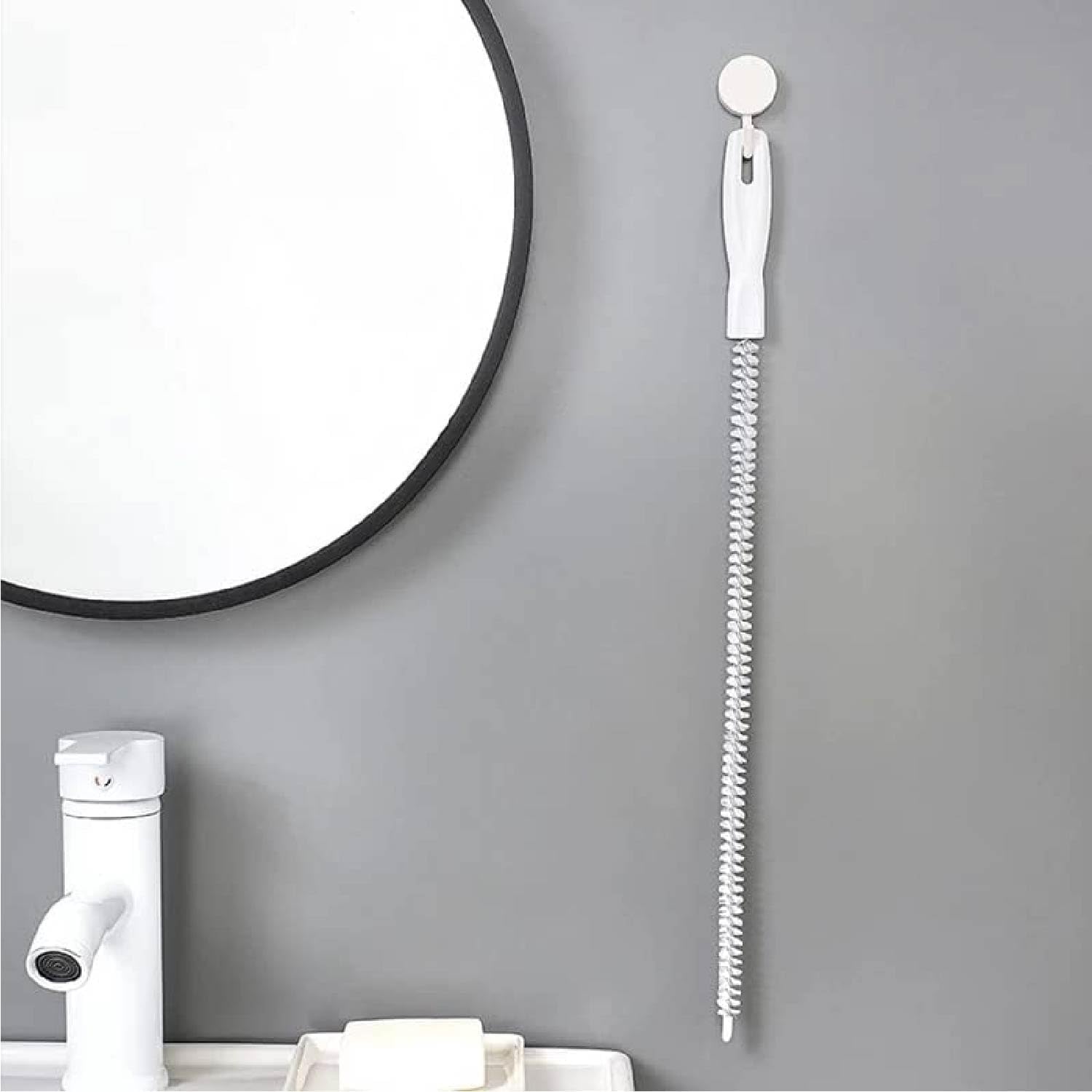 PEGACORN Sink Drain Overflow Cleaning Brush, 45 cm Flexible Cleaning Brush, Hair Remover, Drain Cleaning Brush for Bathroom and Kitchen, Removing Long Hair (1) (B0CJRHGMJK) Amazon Price History, Amazon Price Tracker