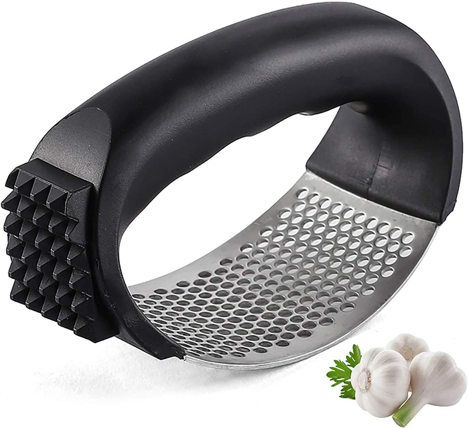 See full amazon price history chart for Swarni Garlic Press Rocker - Stainless Steel Garlic Mincer Perfect for Mincing Garlic - Comfortable Grip Garlic Crusher - Garlic Chopper for Smash Garlic (Black) Swarni Garlic Press Rocker - Stainless Steel Garlic Mincer Perfect for Mincing Garlic - Comfortable Grip Garlic Crusher - Garlic Chopper for Smash Garlic (Black) (B0D4JSL7LD) Amazon Price History, Amazon Price Tracker