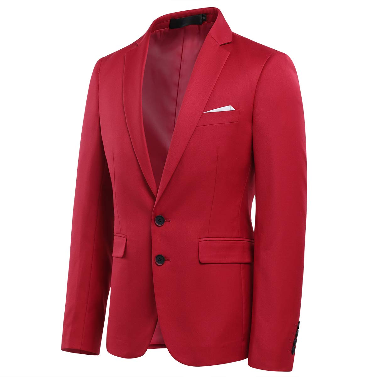 Allthemen Costume Homme Formel Elegant Men's Suits 2 Pieces Blazer Pantalon | Slim Fit Smoking,Couleur Unie,4 Boutons,Sac De Poitrine Réel,Sans Repassage,Mariage Parti Soiree,Classique,Manches Longues