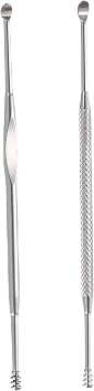 Leadigol Ear Wax Pickers,Stainless Steel Ear Picks Wax Removal Curette Remover Cleaner Ear Care Tool Ear Pick Beauty Tools