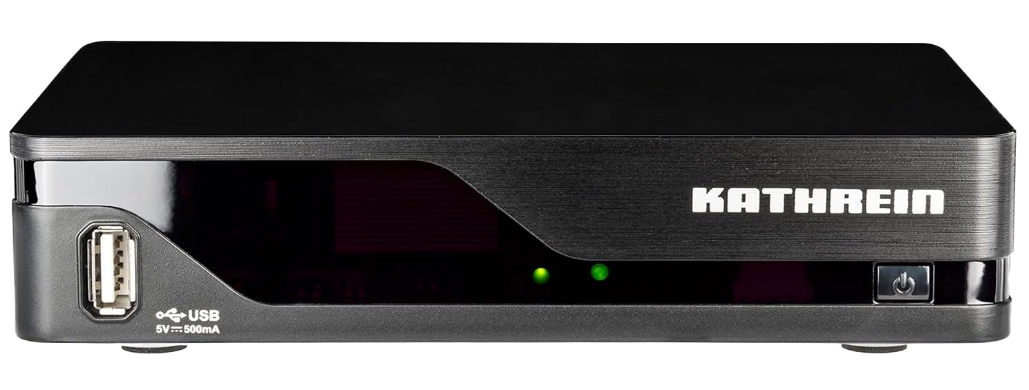 Kathrein DVB-T2-HD Receiver UFT 930 sw mit freenet TV | Für frei empfangbare Sender und die Programme von freenet TV, HD, HbbTV