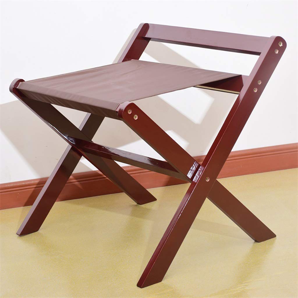 Meuble de rangement pliable en bois avec montage facile pour valise