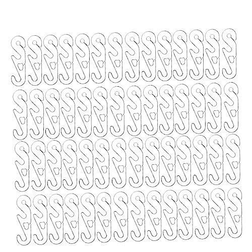 GOOHOCHY 200個 耳 ハンガー ma延長スト ma耳延長フック フェイスカバーロープバックル S字型ハンガー ロープコネクタ 調整フック 用滑り止めフック 白い