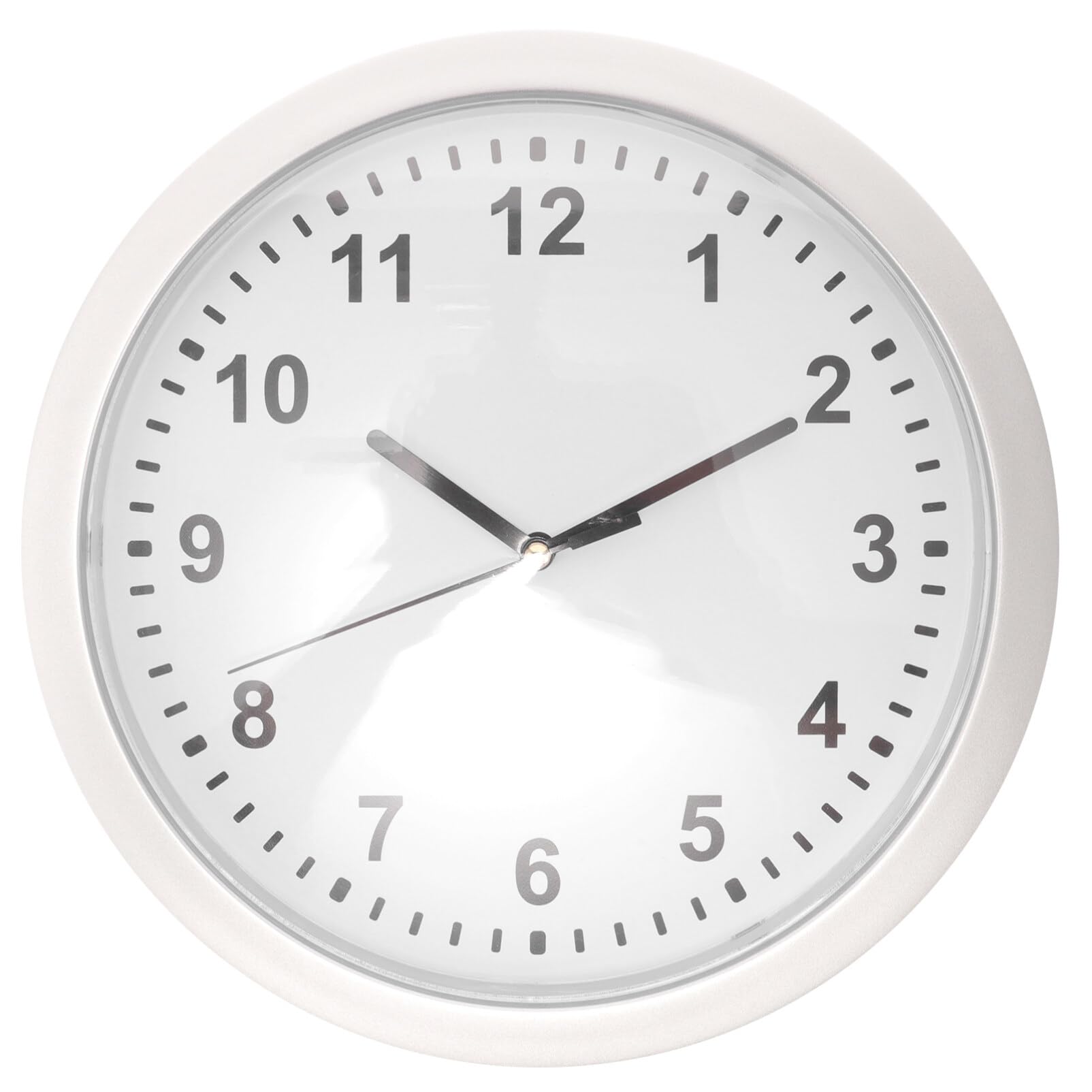Geheimversteck Uhr aus Kunststoff, Weiß, Kompakt für Wertsachen