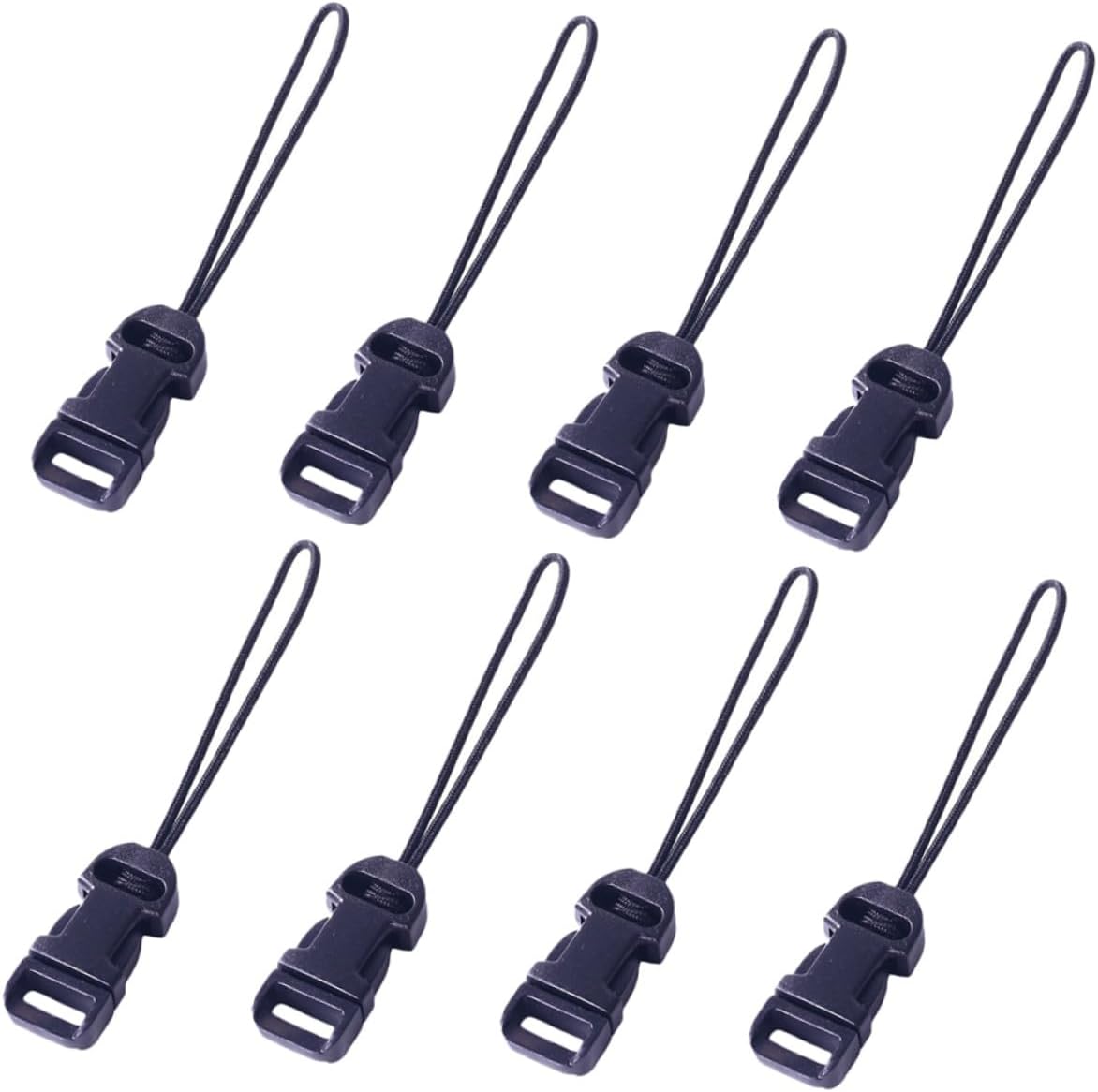 VALICLUD 8pcs Quick Release Camera Strap Adapter with Qd System Clips for DSLR Mirrorless and Digital Cameras Easy Install Clip Adapters for Neck Wrist and Shoulder Straps and Practical
