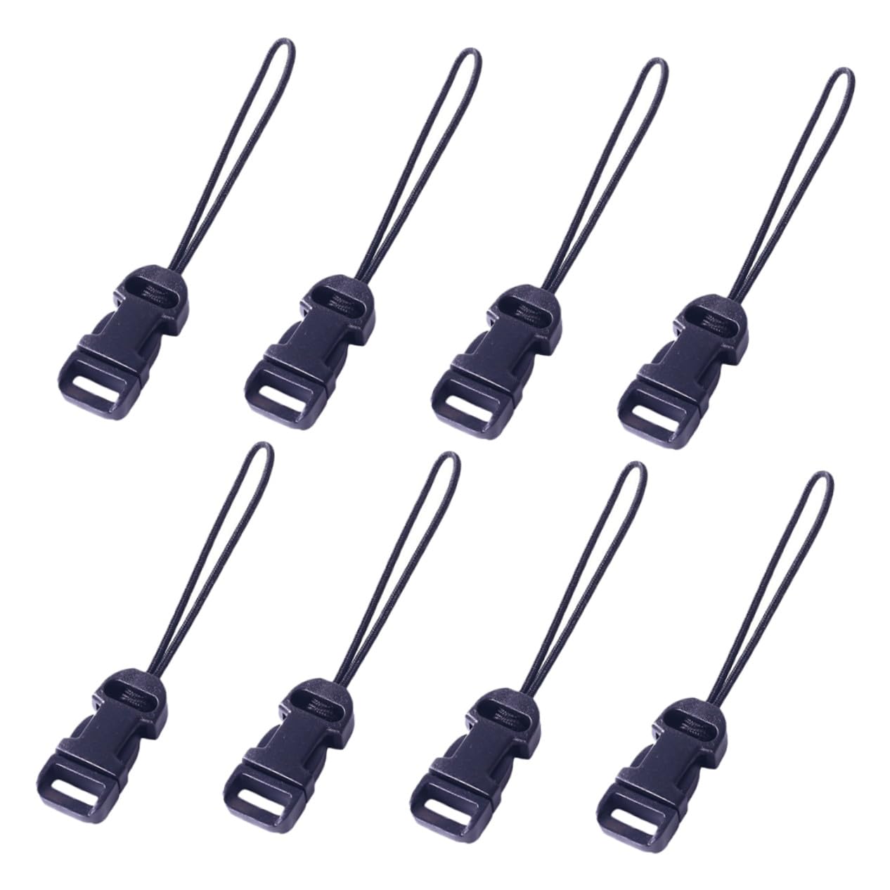 VALICLUD 8pcs Quick Release Camera Strap Adapter with Qd System Clips for DSLR Mirrorless and Digital Cameras Easy Install Clip Adapters for Neck Wrist and Shoulder Straps and Practical