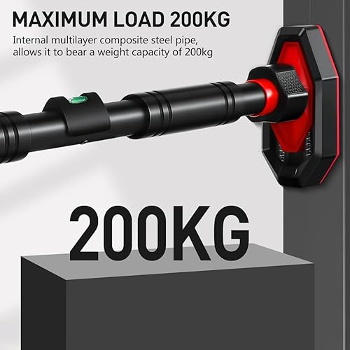 Miniatura 5 de Gadpiparty Barra de dominadas para puerta  Barra de dominadas ajustable sin taladrar para gimnasio en casa, se adapta a puertas de 26 a 40 pulgadas,