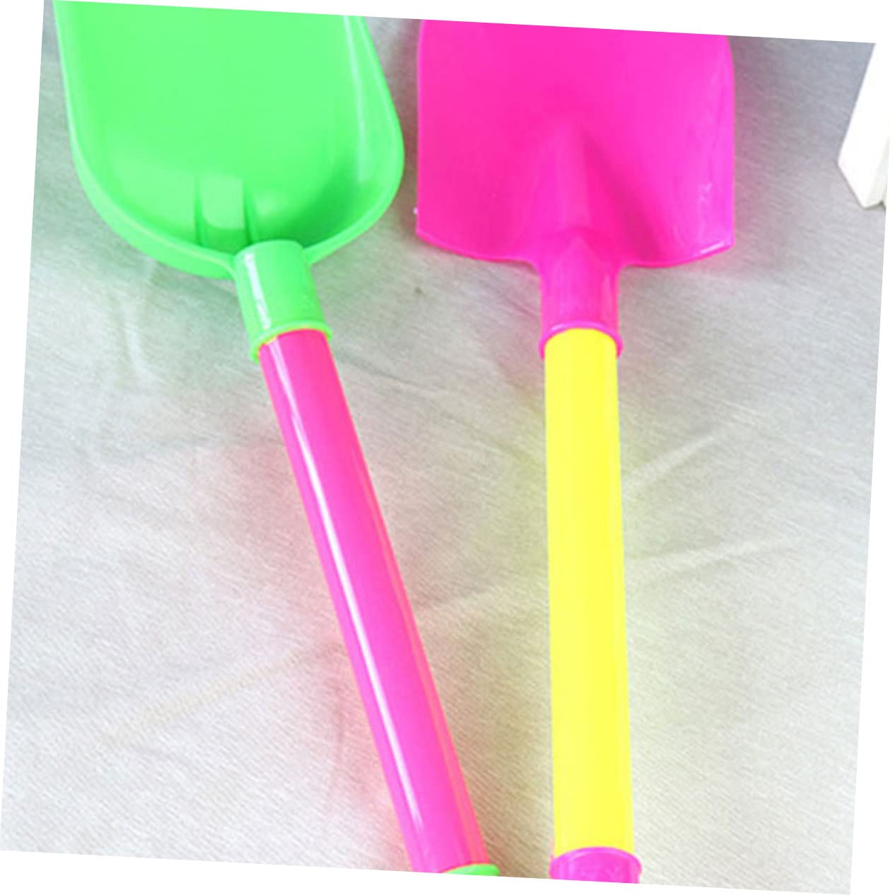 Didiseaon Set 10pezzi Pala Doppia per Bambini in Abs per Giochi da Spiaggia e Neve, per Bambini e Ragazzi, Giocattolo Educativo per Divertimento all Aperto Colore Casuale