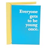 Hallmark Shoebox Funny Birthday Card (Young Once)