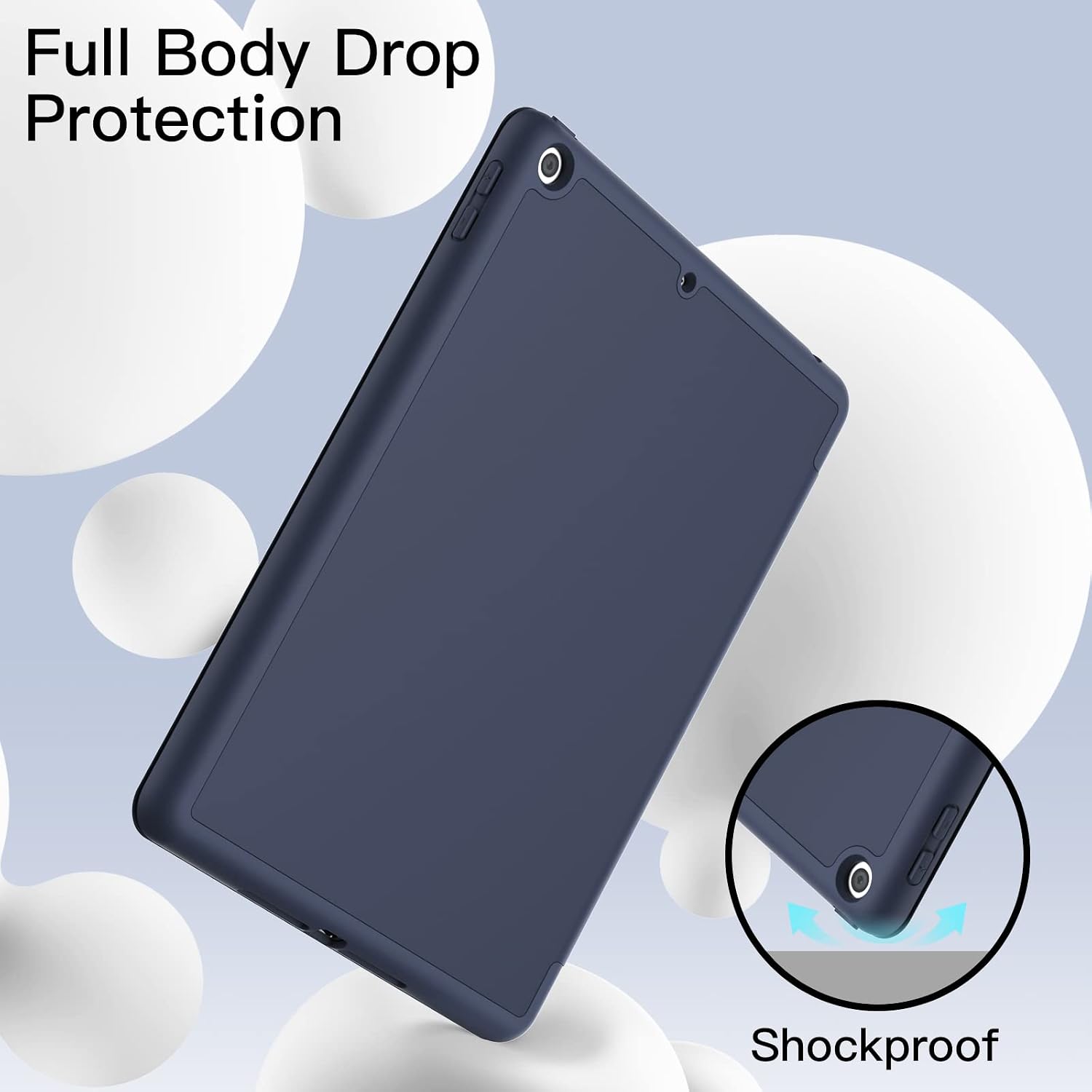 JETech Case for iPad 6th/5th Gen 9.7" (2018/2017), Deep Navy image 4