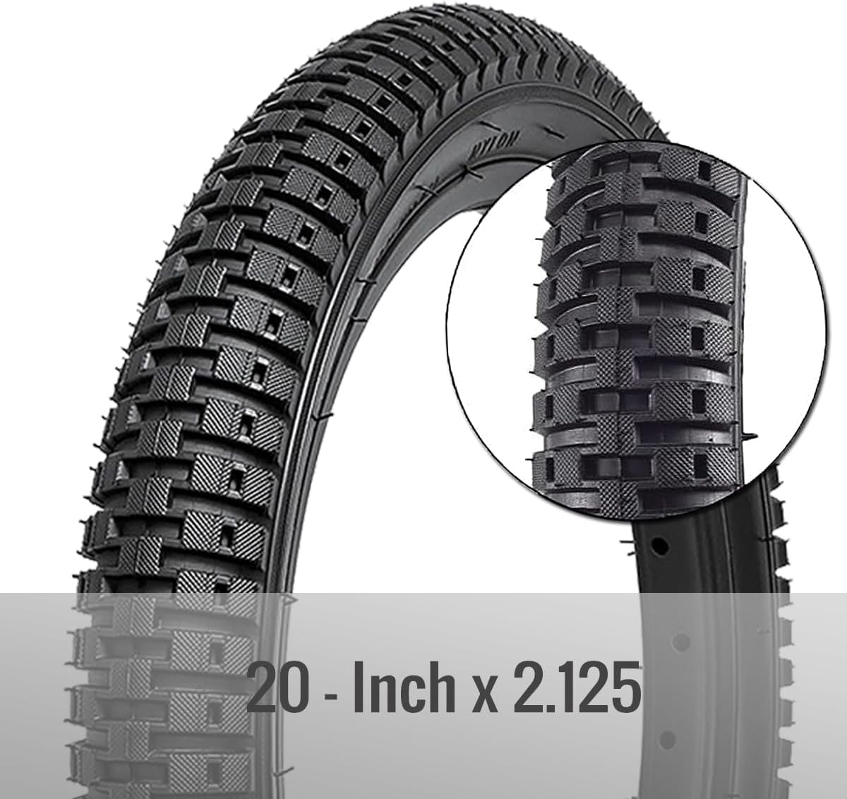 Bike Tyres, CATAZER 12/14/16/18/20x2.125 Bicycle Tire Rubber Wear-Resistant for BMX Folding Road Bicycle Mountain Bikes