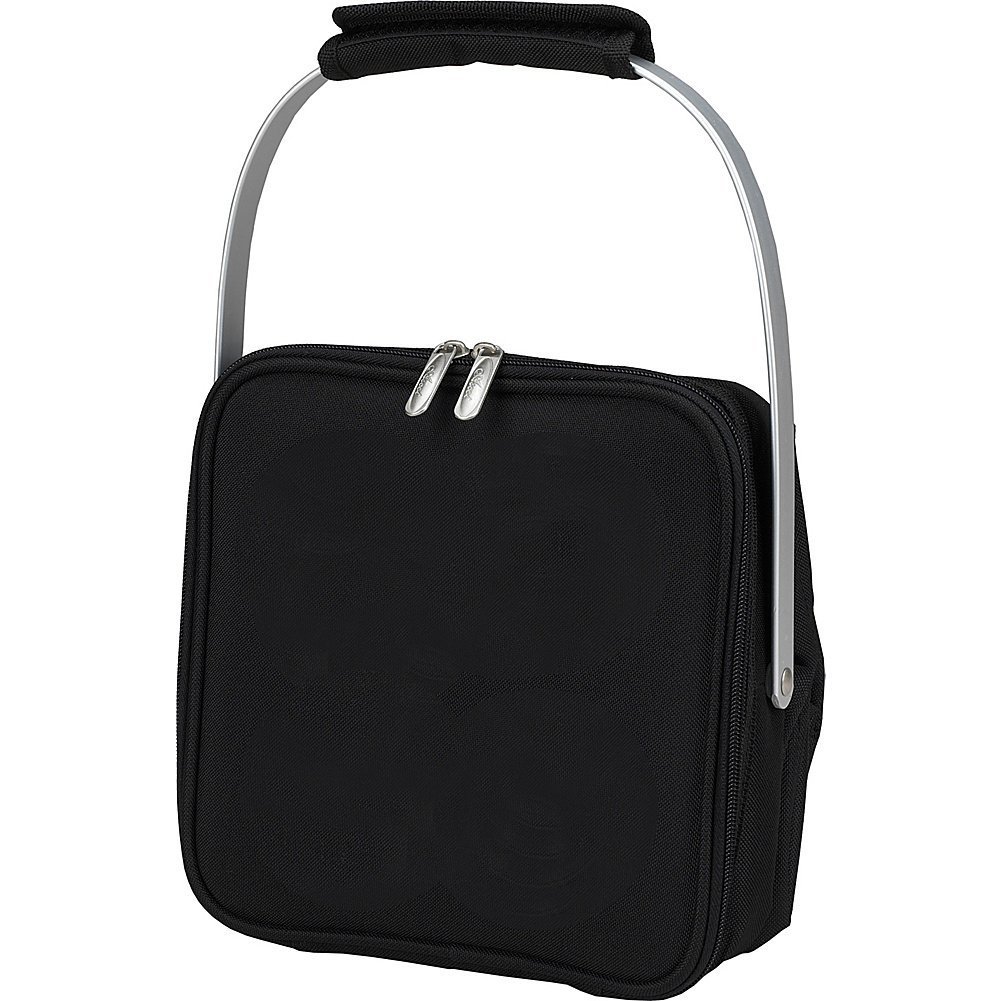 Picnic at Ascot Personalized Monogrammed 4 Bottle Insulated Wine Tote- Collapsible Multi Purpose Cooler