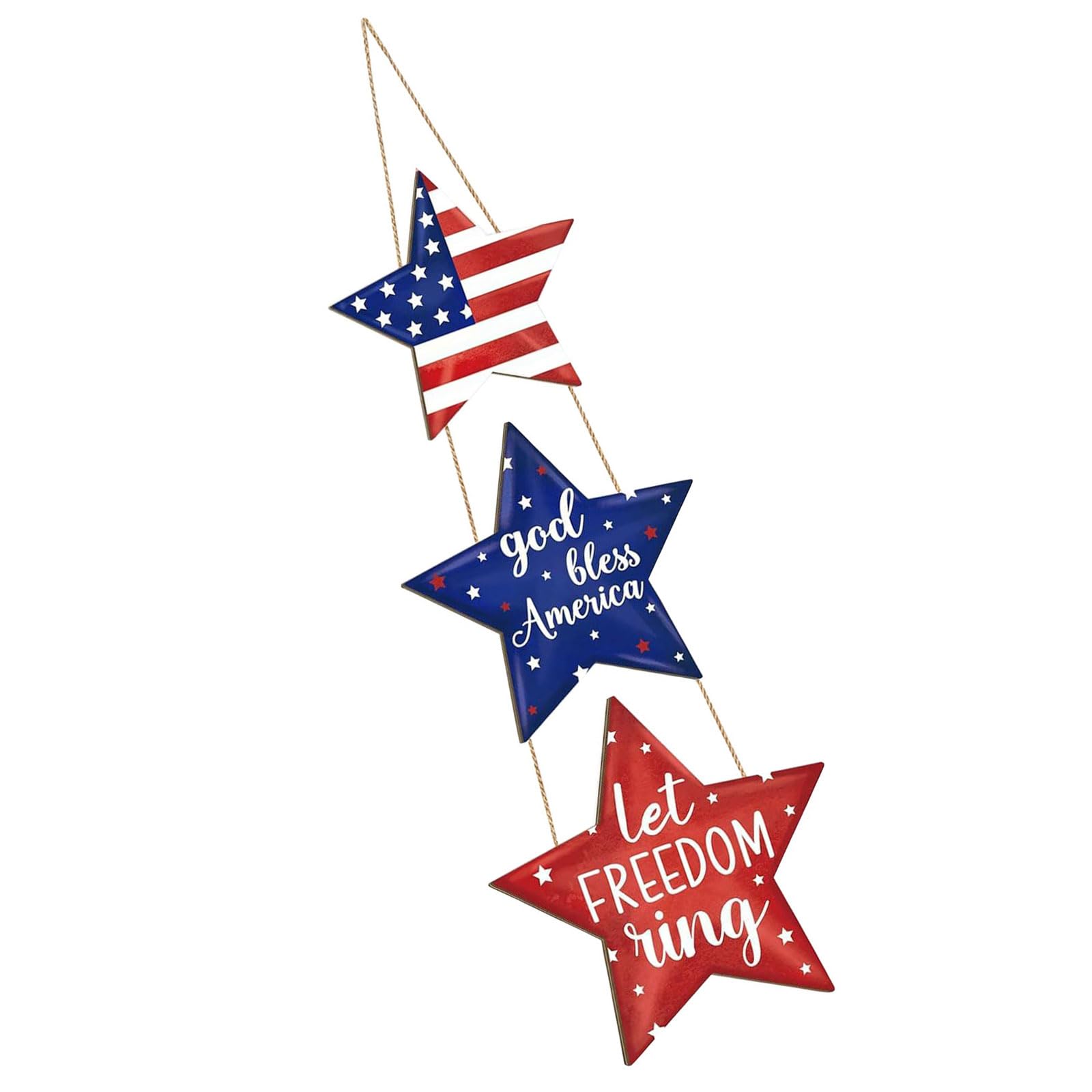 Drapeau en bois en cœur bleu blanc rouge pour embellir un porche avant terne