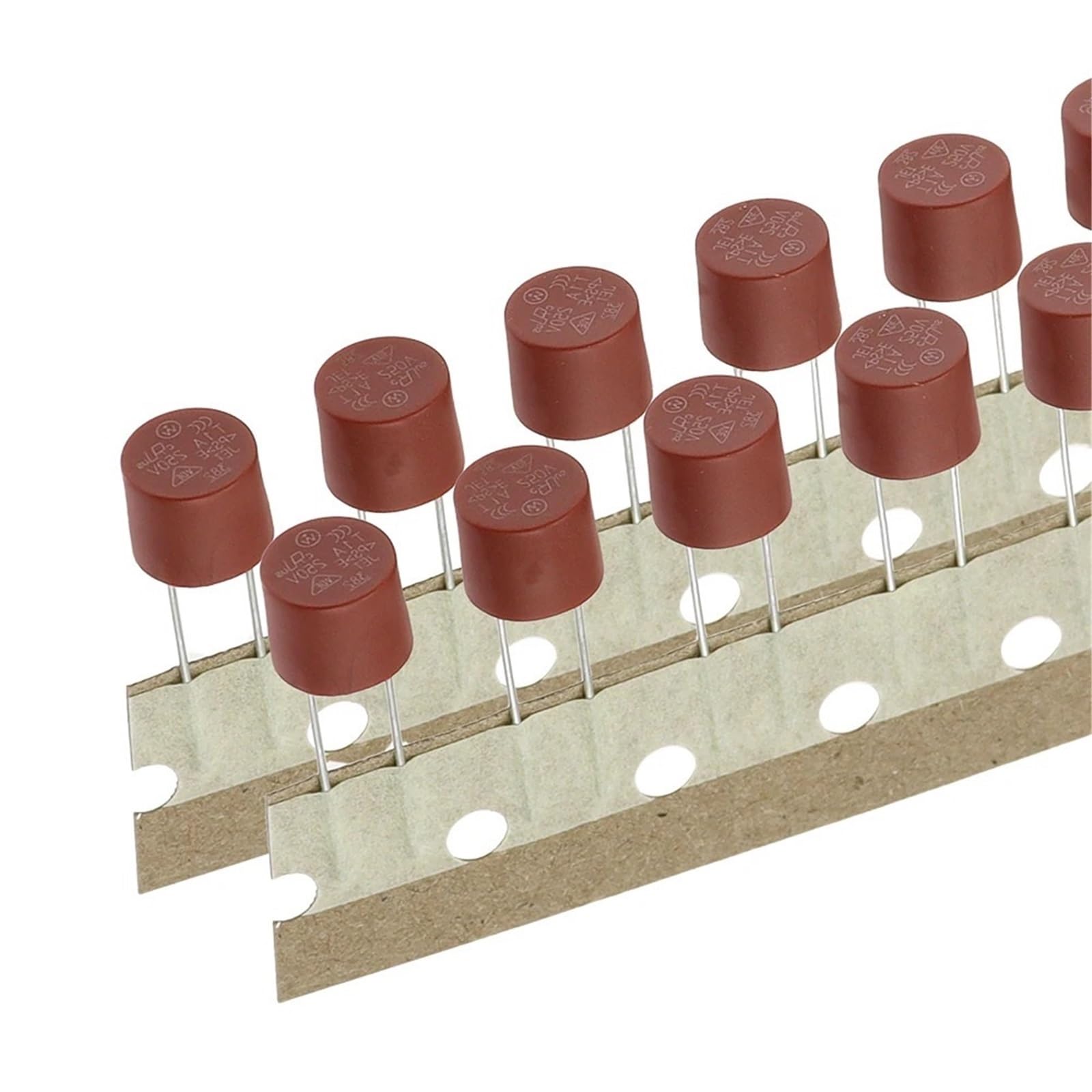 Fusibile rotondo lento da 100 pezzi, 500 mA, 1 A, 2 A, 2,5 A, 3,15 A, 4 A, 5 A, 6,3 A, 8 A, 10 A, 250 V, 382 V, in plastica, T2A, for scheda di alimentazione TV LCD.(8A)