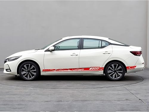 Miniatura 4 de QianBao Calcomanías de vinilo universales de vinilo para puerta lateral de carreras, para todos los autos, SUV, camiones, vehículos todoterreno,