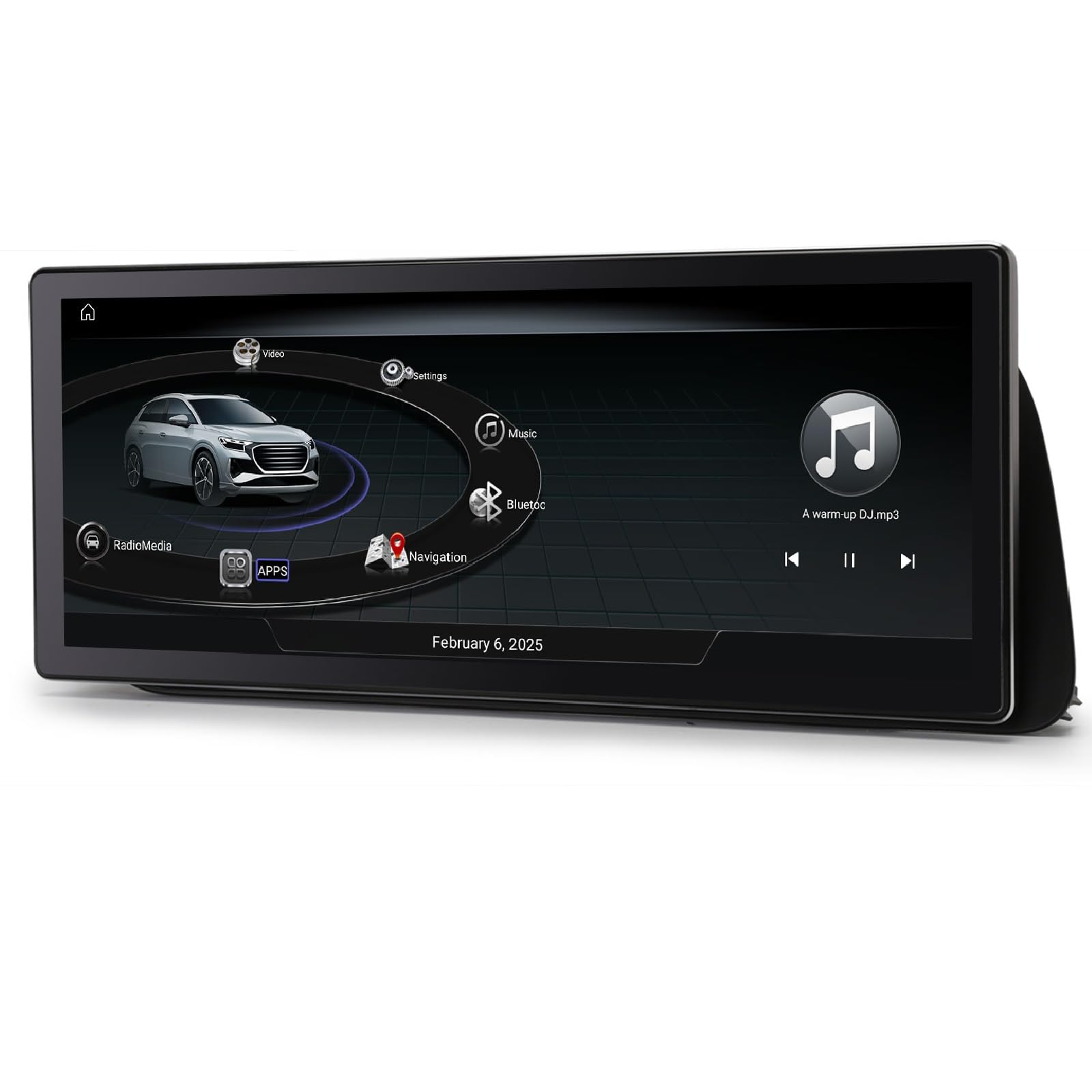 Qualcomm 8 Core 4GB+64GB Android 14.0 DAB+ Autoradio per Audi Q5 2009-2016 con Navigatore GPS IPS 10,25" Touchscreen Support senza fili CarPlay Android Auto WiFi 4G Bluetooth 5.1 DSP CANBus MMI Camera