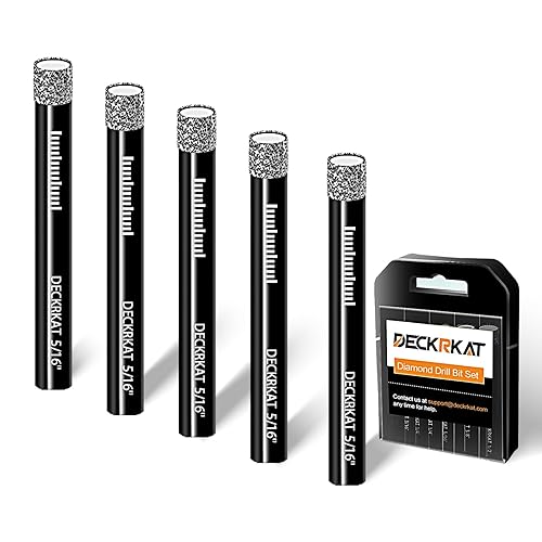 Vista 11 de Juego de 10 brocas de diamante seco de 1/4" 6mm con sierra de corona de diamante soldadas al vacío para granito, azulejos, cerámica, mármol, piedra