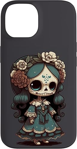 Miniatura 4 de Funda para iPhone 12 Mini Chibi La Calavera Catrina con diseño de muñeca Dia De Los Muertos
