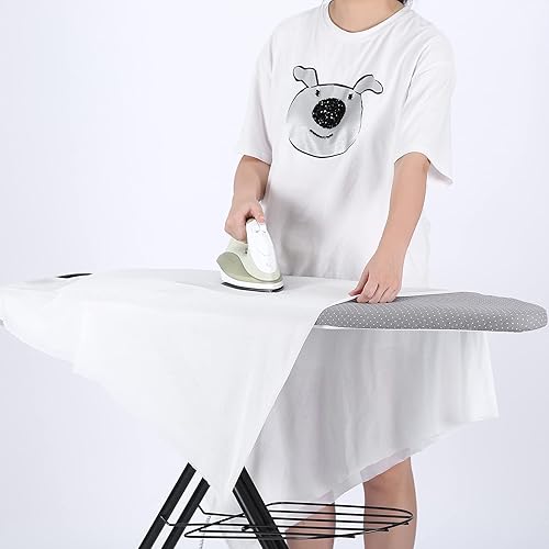 Miniatura 3 de BNDX Funda para tabla de planchar de tamaño estándar reflectante de 4 capas de acolchado grueso con elástico de 2", resistente a las manchas y