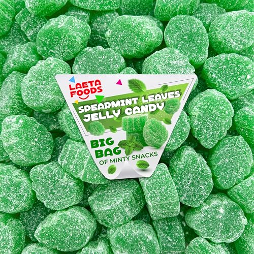 Caramelos suaves de menta spearmint hojas 2 lb bolsa miniatura 1