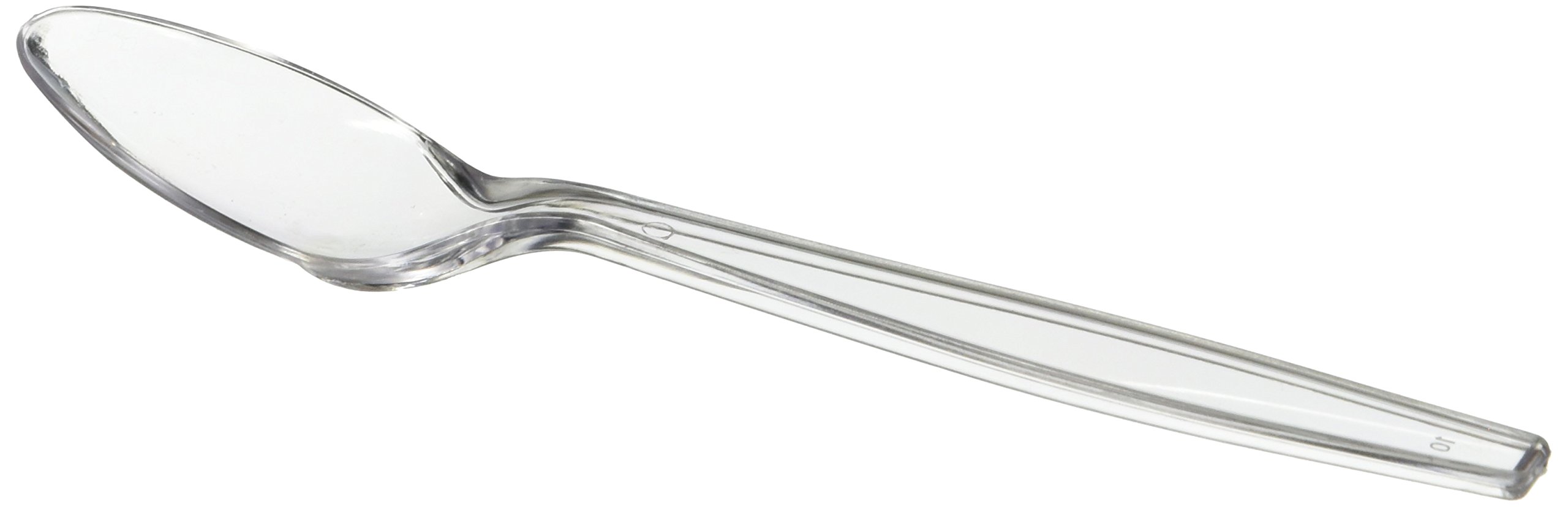 Fineline Settings Extra Heavy Cutlery Spoons, Clear 1000 Pieces