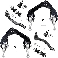 Vista 679 de Detroit Axle - Kit de suspensión frontal de 8 piezas para Dodge Journey 2009-2015, 2 brazos de control inferiores, 2 rótulas, 2 varillas