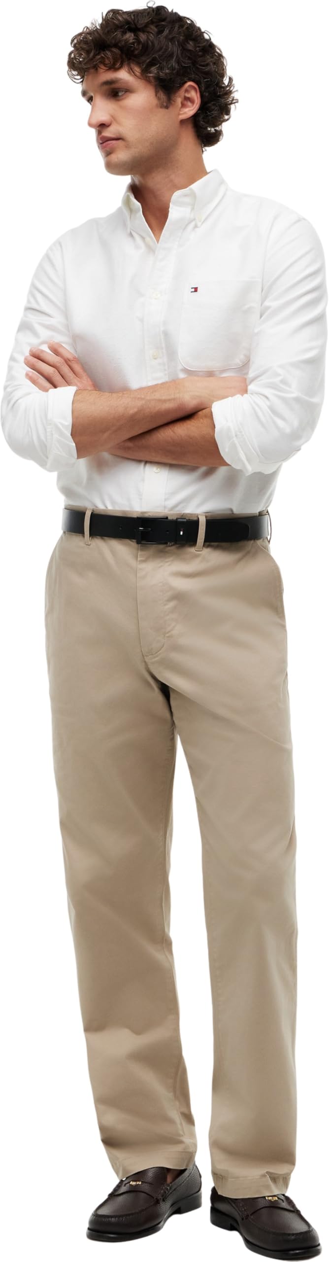Tommy Hilfiger Herren Hose Twill Chino Regular Fit mit Stretch