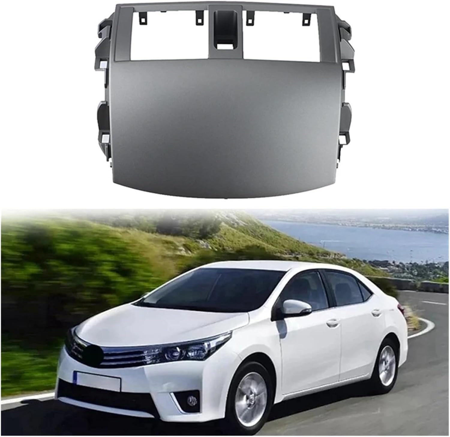 Compatible With Toyota Corolla Altis 2008-2013 Car Dashboard Air Conditioning Outlet Panel Grille Cover