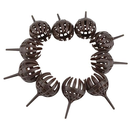 Miniatura 9 de 100 unidsset de fertilizantes cubierta caja cesta portátil seguro attóxico ABS material reutilizable para bonsái planta flor orquídea pequeña planta