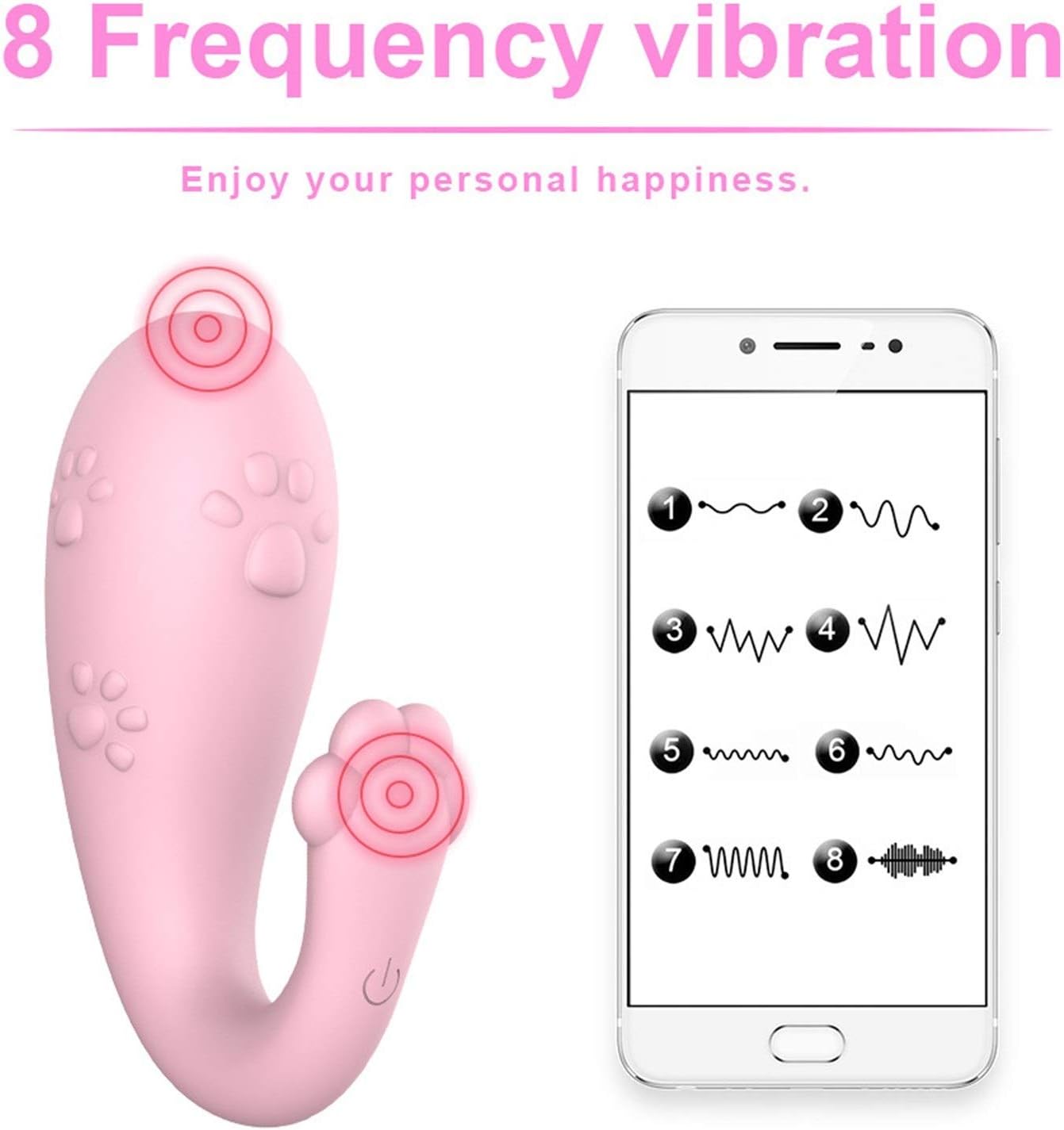 wholesome 8 velocidades Forma Monster vibrador App Bluetooth ...