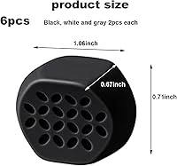 Vista 2 de Ejercitador de mandíbula, ejercitador de mandíbula para hombres y mujeres, 6 piezas de ejercicio de línea de mandíbula masticable, reductor