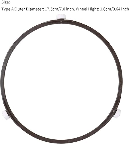 Miniatura 3 de YiZYiF Anillo giratorio universal para microondas, horno de microondas, plato giratorio de vidrio, accesorios circulares, soporte de placa base,