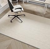 Hartholz-Bodenschutzmatte - rutschfeste Bürostuhlmatte für Gaming & Rollstühle - Teppichbodenbelag - Schreibtischunterlage für Zuhause & Büro