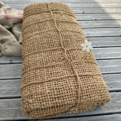 Toldo sombreo Fibra de Coco/Vela/Tela de sombro/Malla de sombreo/Jardin/Patio/terrasa /100% Naturales y ecológicas/ 60% de Sombra (Rectangular 4x3m SIN Anclajes)
