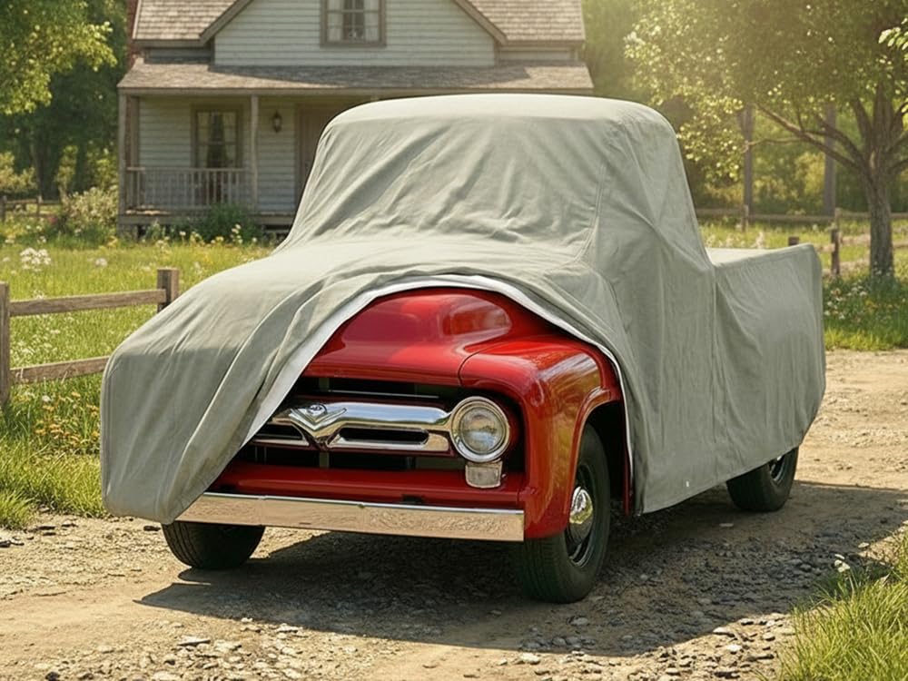 CarsCover Custom Fits for 1948-1956 Ford F1 F100 Truck Pick Up Delivery Car Cover Heavy Duty All Weatherproof — view 5