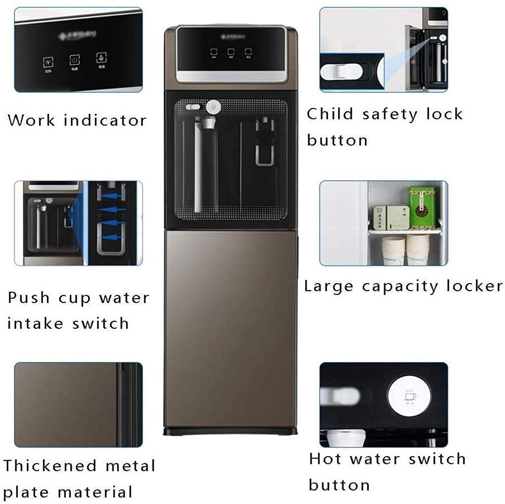 Distributori & Refrigeratori, Distributore di Acqua Verticale Caldo E Freddo Home Office Auatic Nuovo Intelligente Risparmio Energetico Ice Macchina Acqua Calda