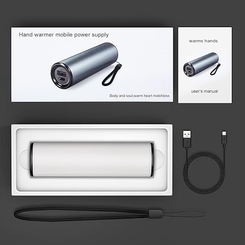 Miniatura 7 de Hand Warmers Rechargeable, Electric Portable Pocket Heater, Great for Heat Therapy, Outdoors Sport, Hunting, Golf, Camping, 5000mAh