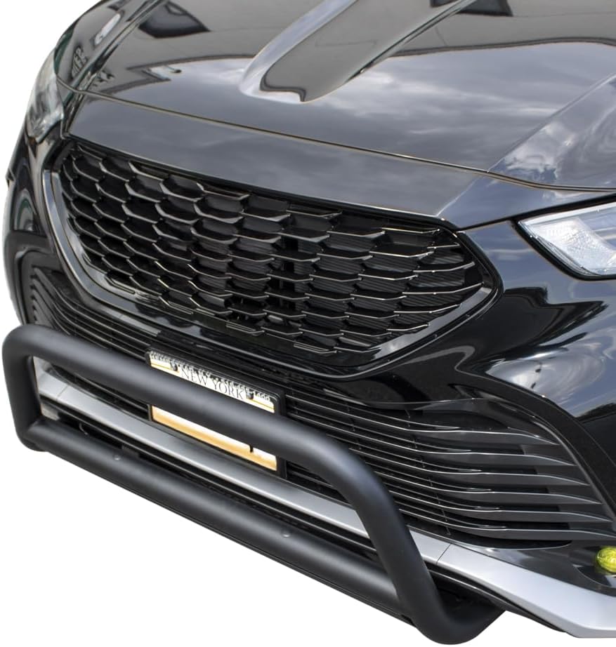 Vanguard Black Powdercoat Wide Bull Bar | Compatible with 20-26 Toyota Highlander