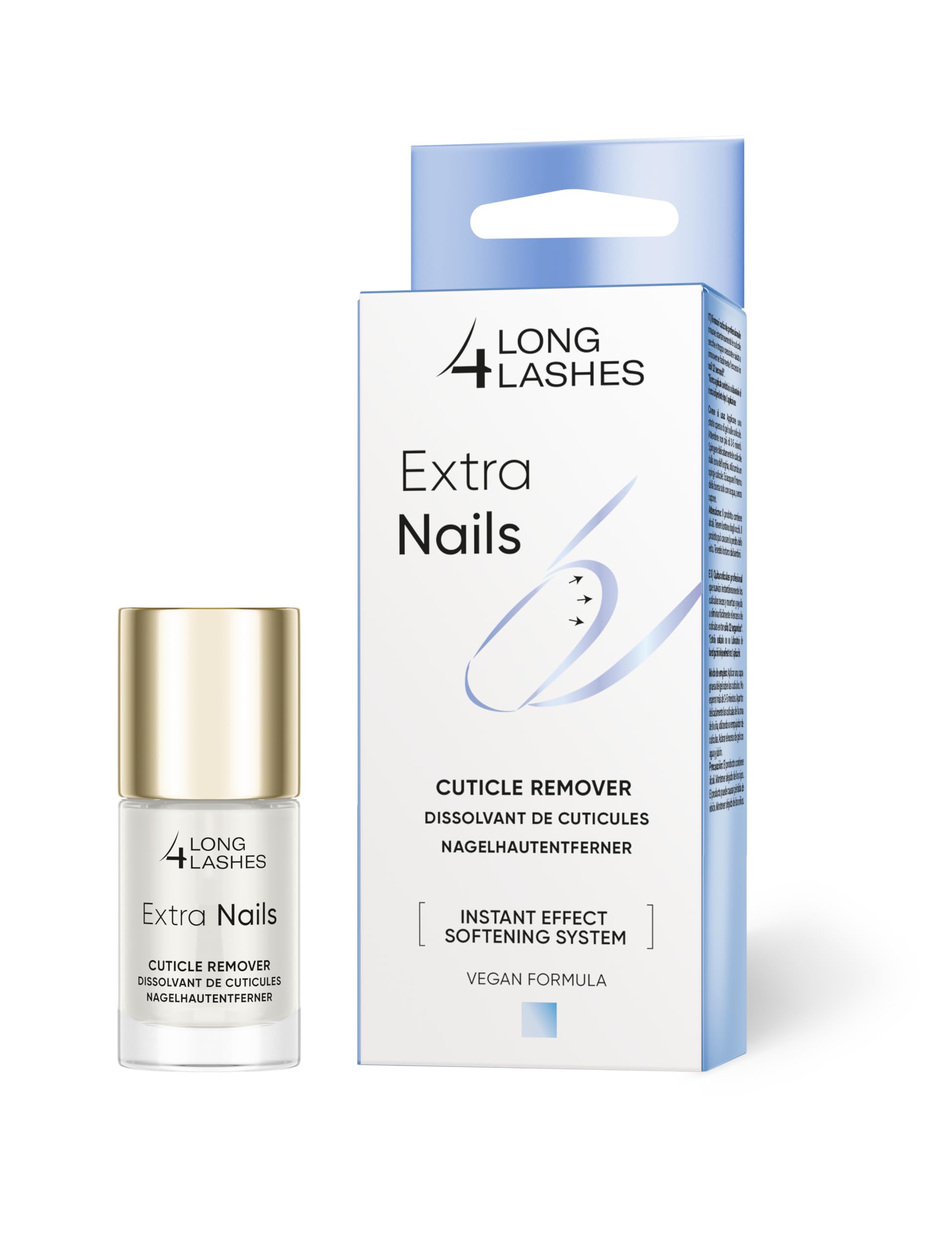 Long4Lashes Extra Nails preparat do usuwania skórek paznokci 10 ml | usuwanie skórek z ekspresowym efektem | miękkie skórki i zadbane paznokcie | manicure w domu