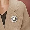 Cute Ghost Enamel Pin Butterfly Flower Round Brooch for Women Men Cartoon Novelty Living the Dream! One Nightmare at a Time Lapel Pins Badge Halloween Bag Jacket Backpack Hat Clothes Accessories #1
