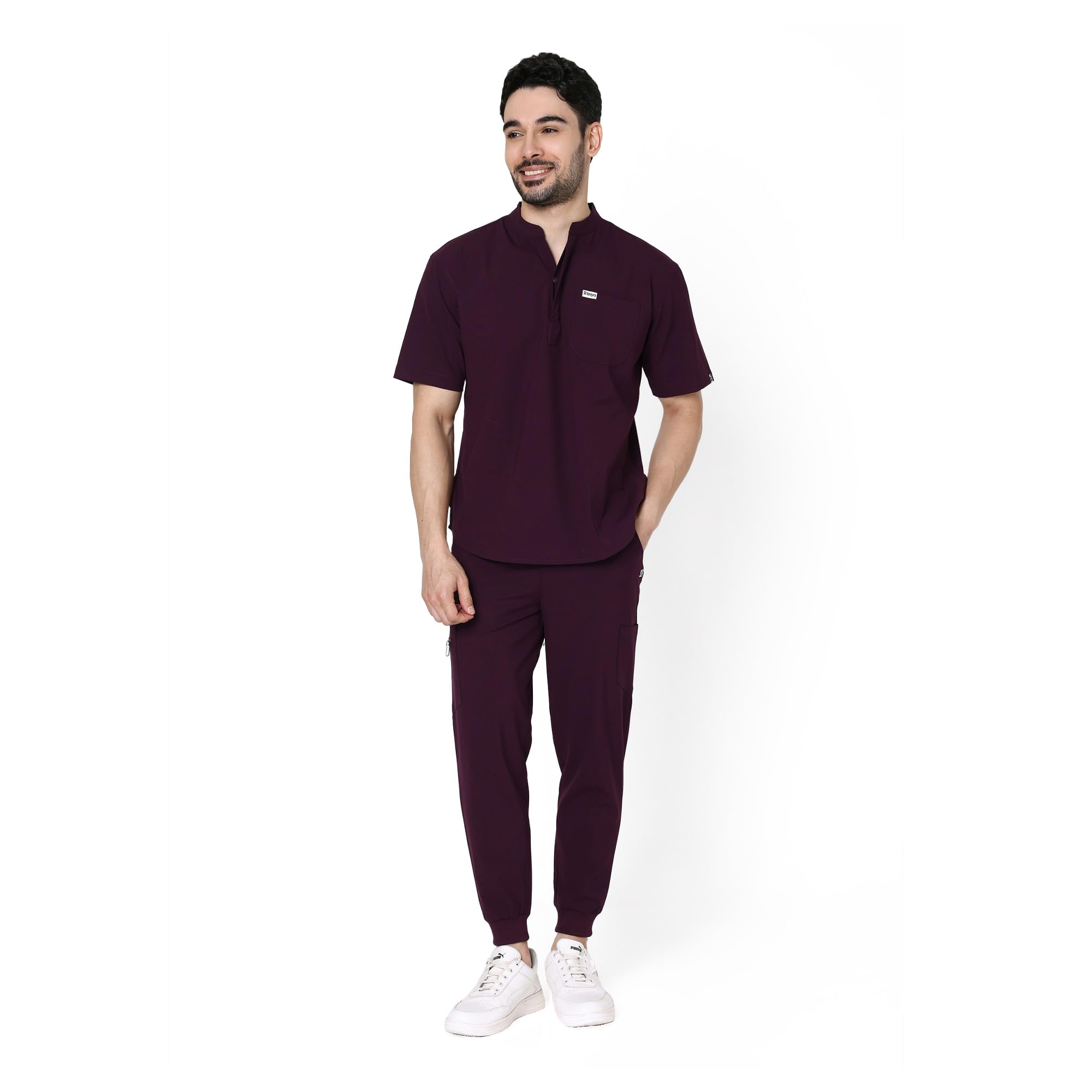 See full amazon price history chart for KNYA Ecoflex Mens Align Scrub Suits | Jogger Scrubs |8 Pockets | Mandarin Top |Cargo Bottom | 4-way stretch | For Doctors (S, Wine) KNYA Ecoflex Mens Align Scrub Suits | Jogger Scrubs |8 Pockets | Mandarin Top |Cargo Bottom | 4-way stretch | For Doctors (S, Wine) (B0D8LC4T58) Amazon Price History, Amazon Price Tracker