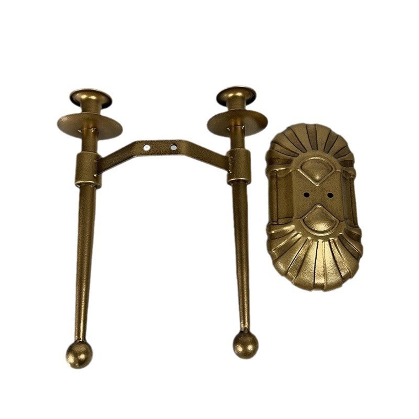 Tsophreniq Antique European Styles Metal Sconce Wall Mount Holder Candlestick for Living Room and Wedding Decoration Sconce
