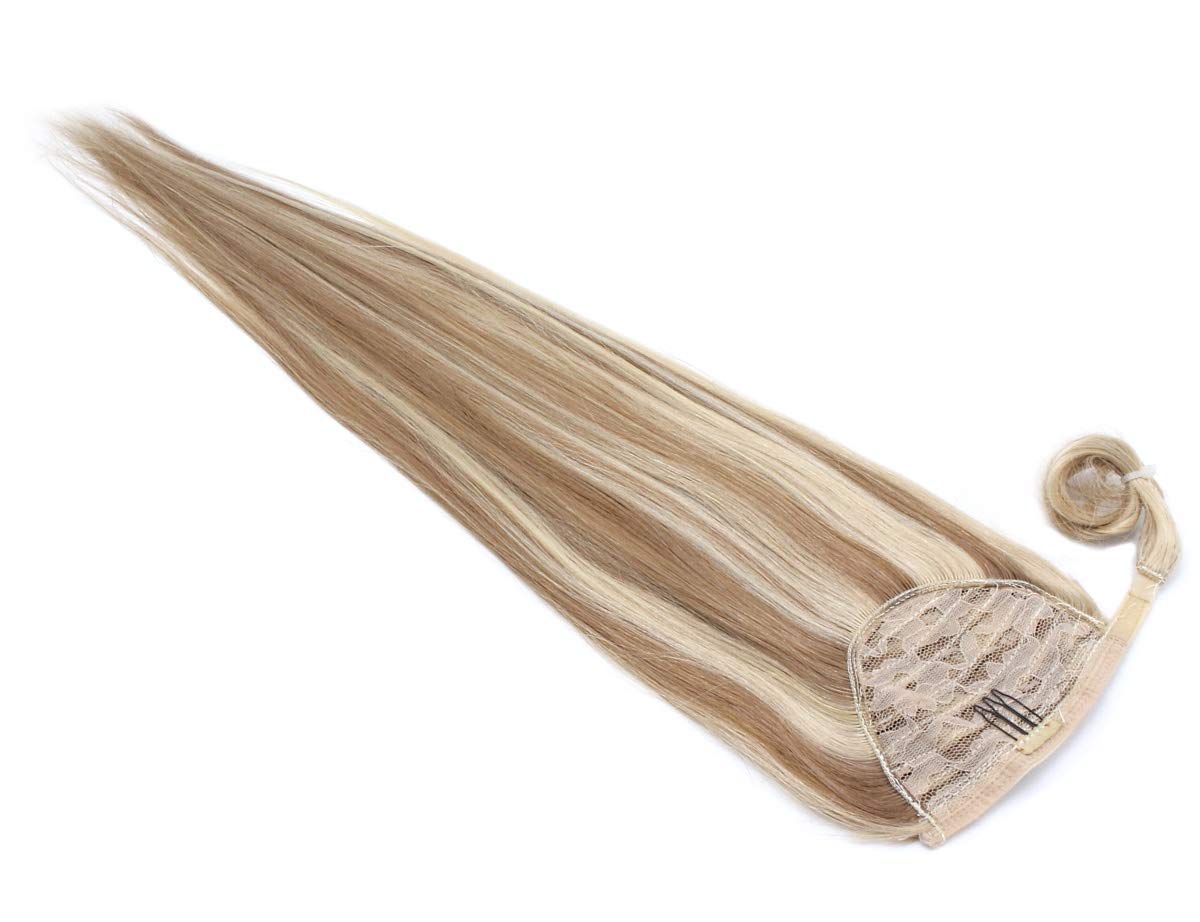 HOTstyle - Clip in human hair ponytail wrap hair extension 20