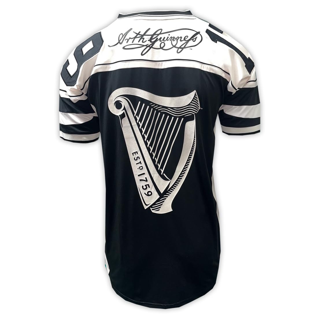 Guinness Black & Cream American Football Jersey, Large