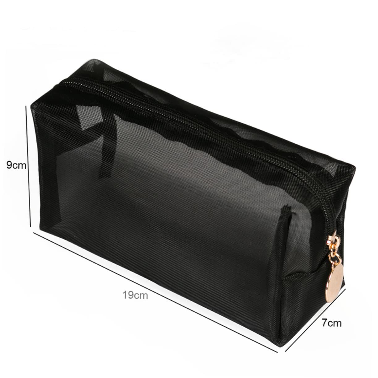 Beaupretty 6piezas Bolsa De Maquillaje Diseño De Leopardo Oscuro PVC Transparente Multiusos y Gran Capacidad para Cosméticos y Accesorios De Viaje